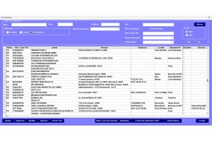 Liste des fournisseurs